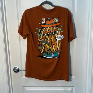 Killer Acid Limited Edition “Freakin’ Out Maann” TShirt Orange Rust Size M